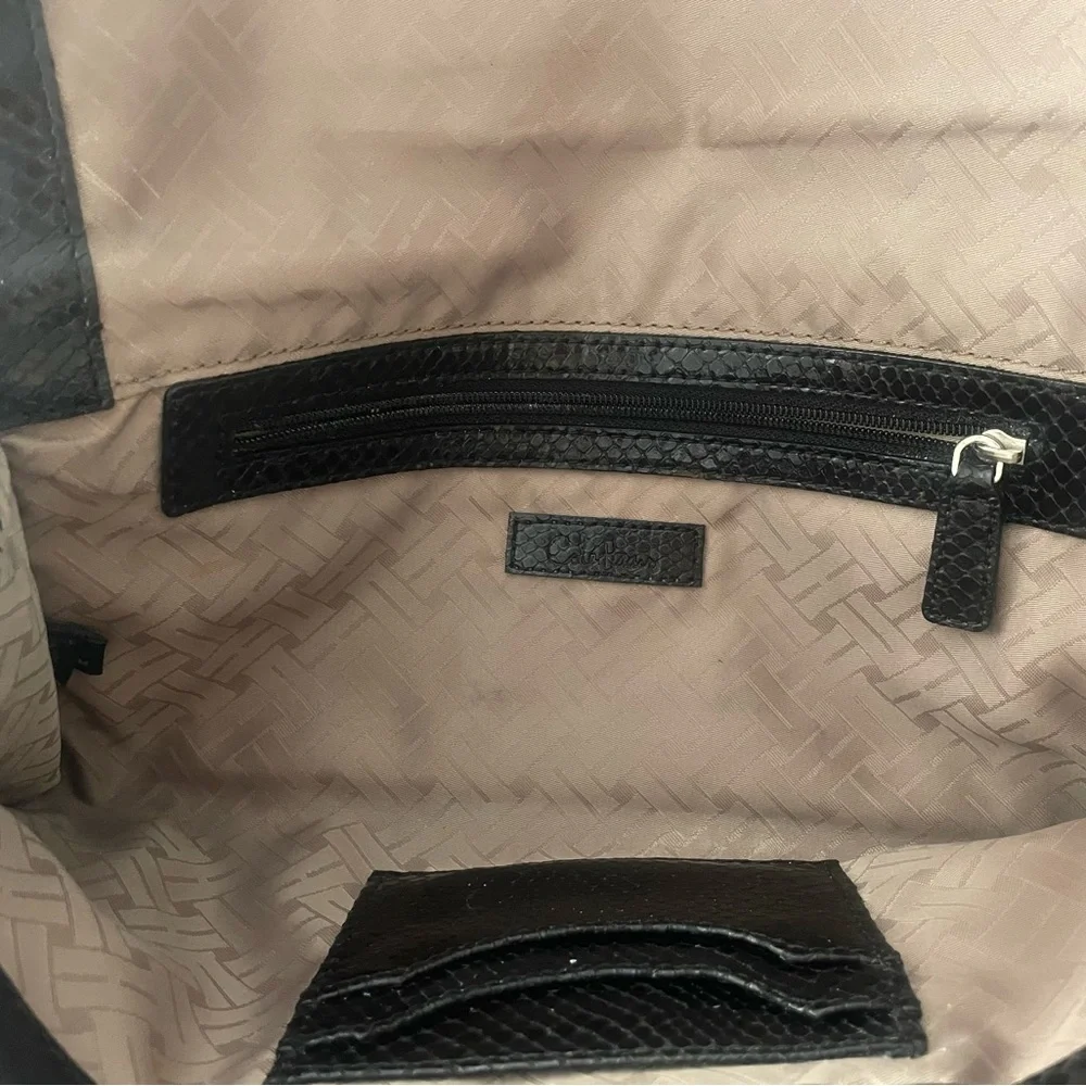 Cole Haan Black Textured Clutch